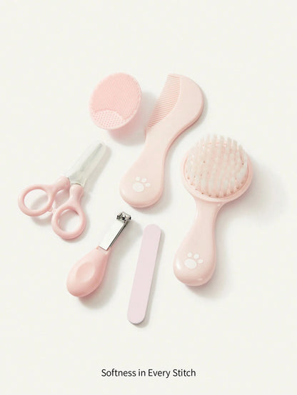 Cozy Pixies Pink Baby Nail Care 6 Pieces Set
