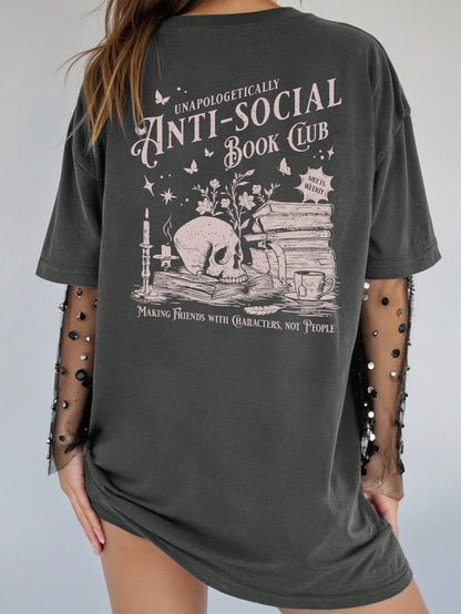 CURVE+ Plus Size Halloween T-Shirt, Plus Size Streetwear Graphic Tee, Casual Summer Top, Vacation Vibe