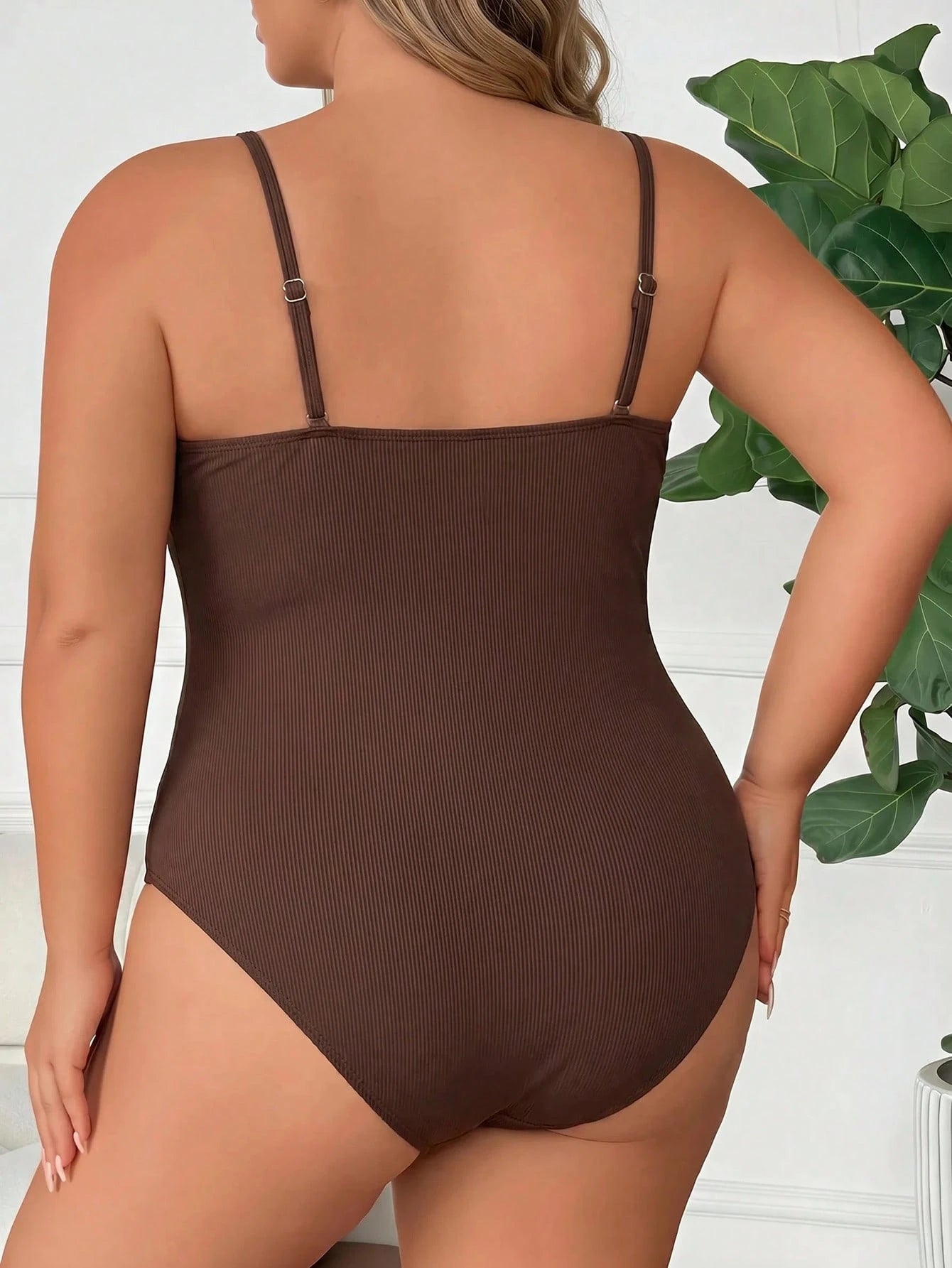 CURVE+ Plus Size One-Piece Beach Vacation Swimsuit