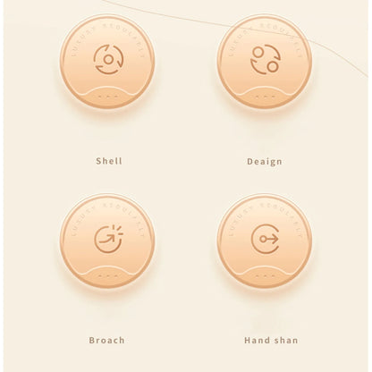 Cute Bear Fur Brush Set, Air Cushion Brush, Round Comb, Handheld Mirror, Hair Styling Tools For Girl Daily Use