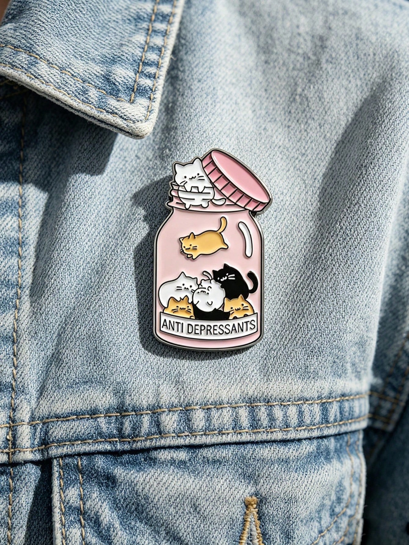 Cute Enamel Brooch Lapel Pin Badge Backpack Women's Brooch Clothing Gift Jewelry Fashion Accessory