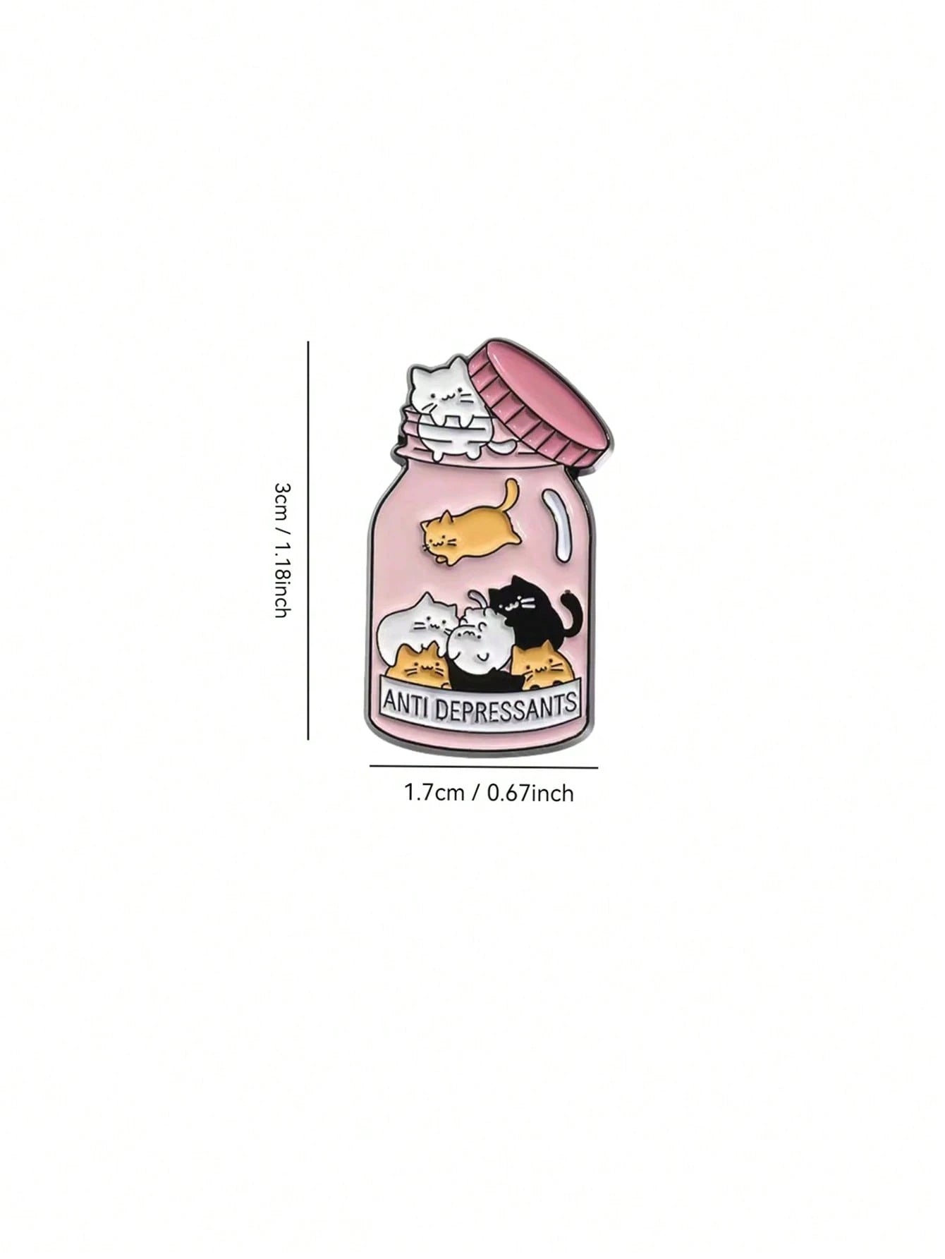 Cute Enamel Brooch Lapel Pin Badge Backpack Women's Brooch Clothing Gift Jewelry Fashion Accessory