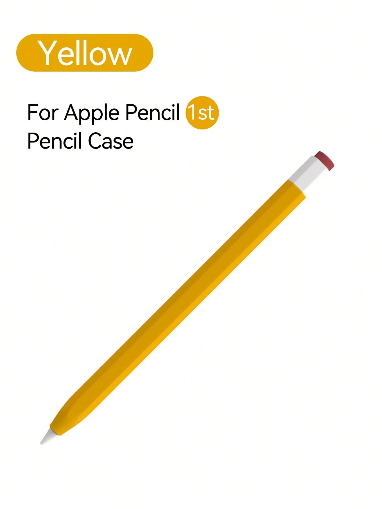 DANYCase Compatible With Apple Pencil 1 2 Case Duotone Soft Silicone Protective Cover 1st 2nd Generation IPad Pencil Skin Compatible With Apple Pencil Case