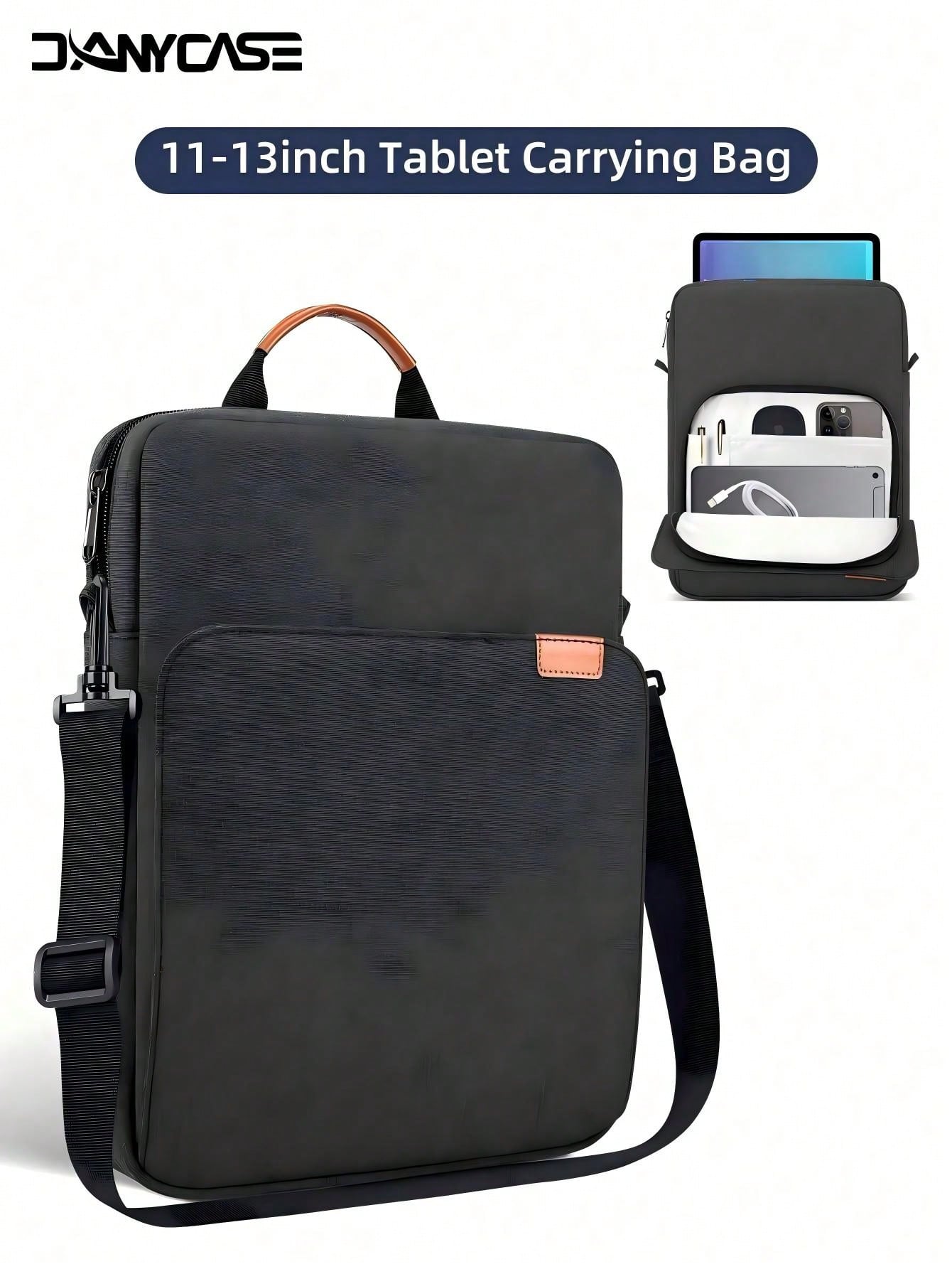 DANYCASE Tablet Pouch Handbag 11" 13" For 11 A16 10th Air 5th 4th 10.9 9th 8th 7th 10.2 Pro 11 12.9 13 For Kindle Keyboard Book Sleeve Bag, Laptop Bag