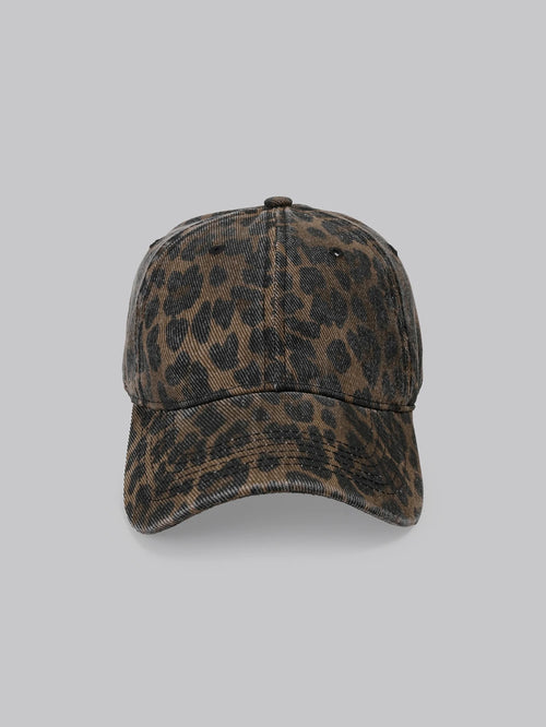 DareSee 1pc Fashion Leopard Print Baseball Cap, Versatile Sun Hat For Women, Spring/Summer Music Fest Back To School, Streetwear