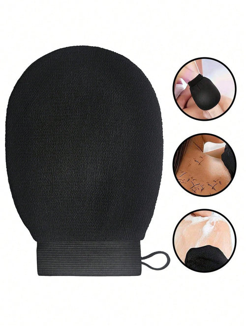 Deep Exfoliating Glove Mitt For Smooth And Radiant Skin, 1pc Body Wash Cleaner Scrubber Gloves For Bath And Shower, Gentle And Effective Korean Body Exfoliator Sponge Loofah Dead Skin And Dirt Remover