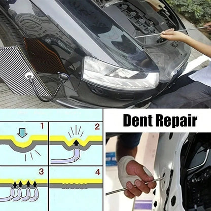 Dent Removal Tools Paintless Dent Repair Rods, Dent Removal Rods Tools Kit For Hail Damage, Door Dings And Car Dents