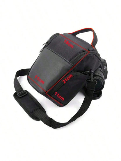 Digital SLR Camera Shoulder Bag, Compact DSLR Lens Carrying Case, Suitable For, D3100, D3200, D7100 And Other Models