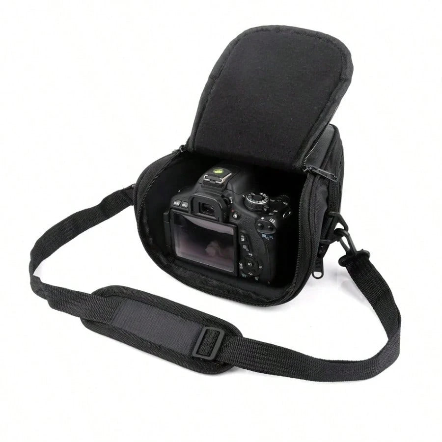Digital SLR Camera Shoulder Bag, Compact DSLR Lens Carrying Case, Suitable For, D3100, D3200, D7100 And Other Models