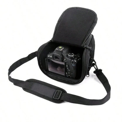 Digital SLR Camera Shoulder Bag, Compact DSLR Lens Carrying Case, Suitable For, D3100, D3200, D7100 And Other Models