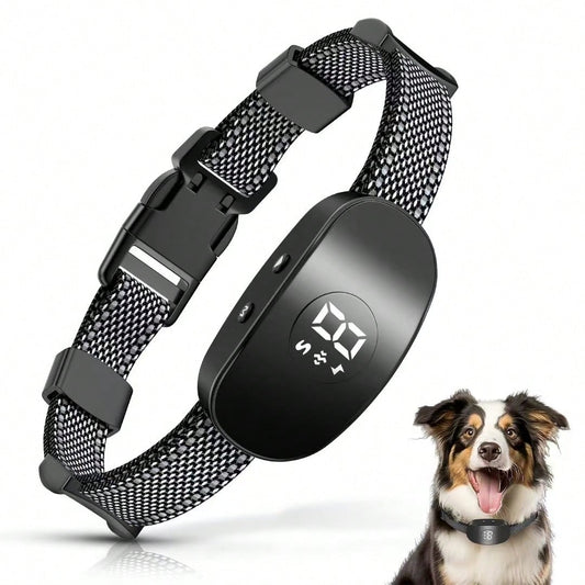 Dog Bark Collar, Bark Collar For Large Medium Small Dogs,Smart Bark Collar,Rechargeable Anti Barking Training Collar With 8 Adjustable Sensitivity,Anti Dog Barking Training Collar, Barking Electric Sh