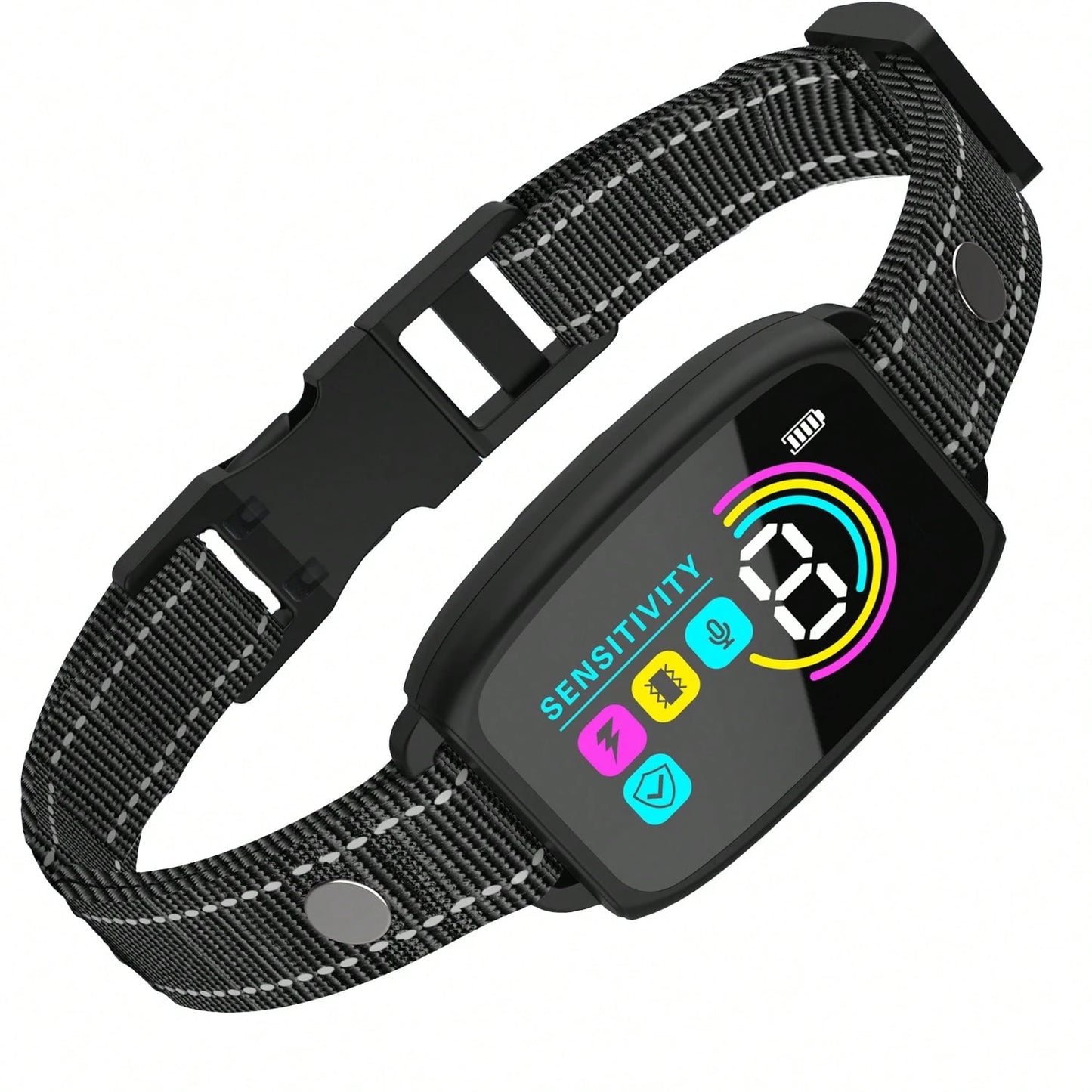 Dog Bark Collar, Bark Collar For Large Medium Small Dogs,Smart Bark Collar,Rechargeable Anti Barking Training Collar With 8 Adjustable Sensitivity,Anti Dog Barking Training Collar, Barking Electric Sh