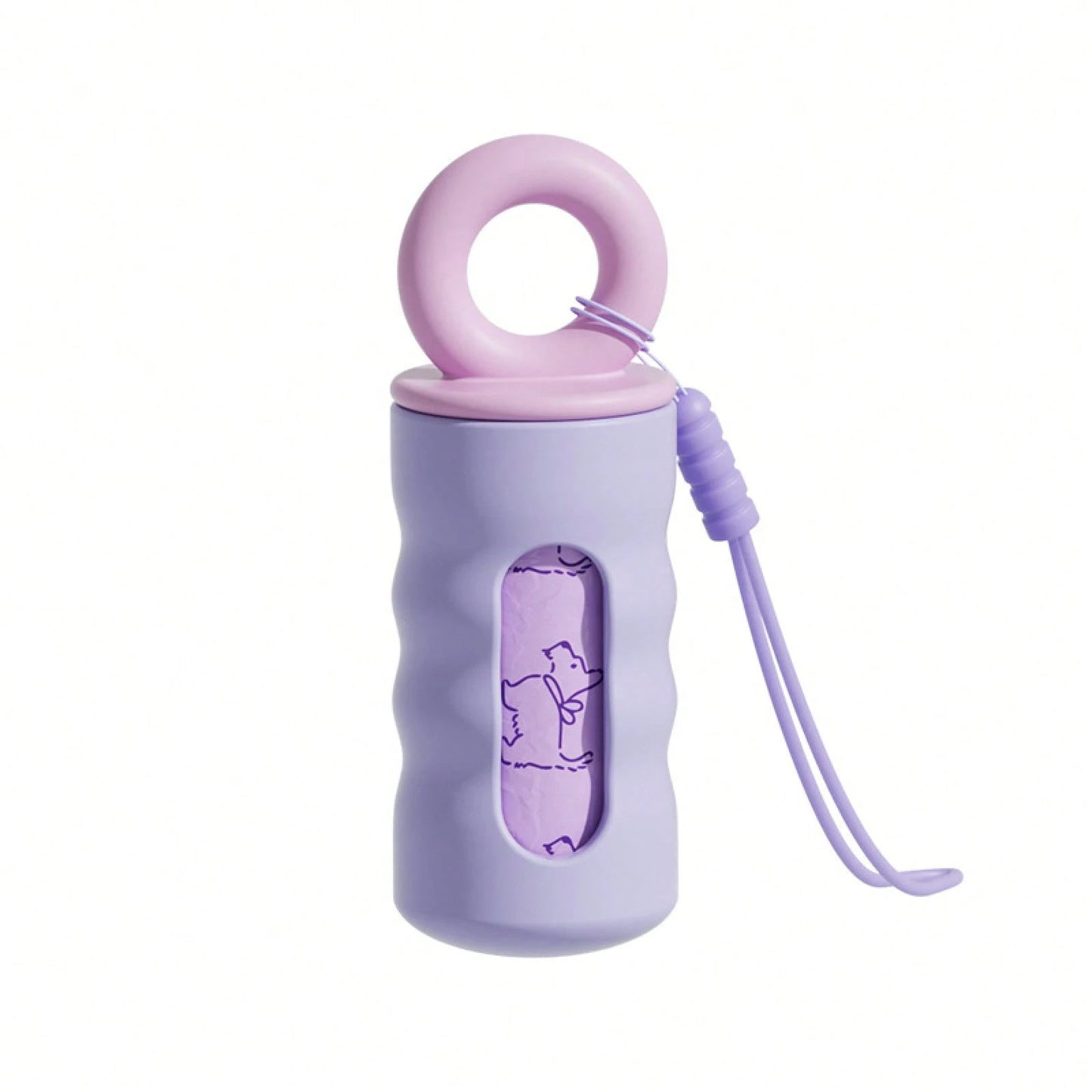 Dog Poop Bag Holder Shell, Portable Pet Waste Bag Dispenser, Hanging Garbage Bag Organizer, Outdoor Walking Accessory For Puppy & Dog