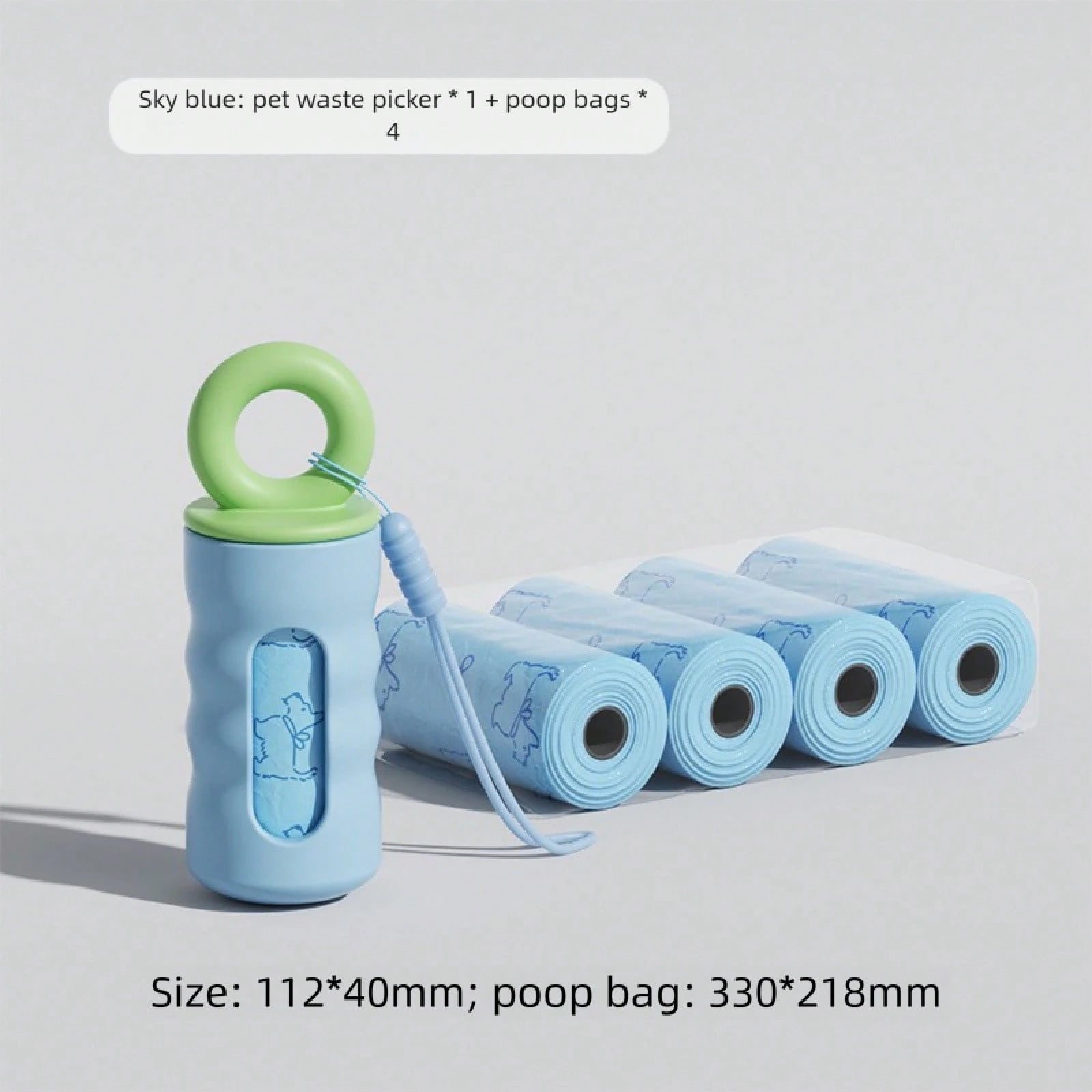 Dog Poop Bag Holder Shell, Portable Pet Waste Bag Dispenser, Hanging Garbage Bag Organizer, Outdoor Walking Accessory For Puppy & Dog