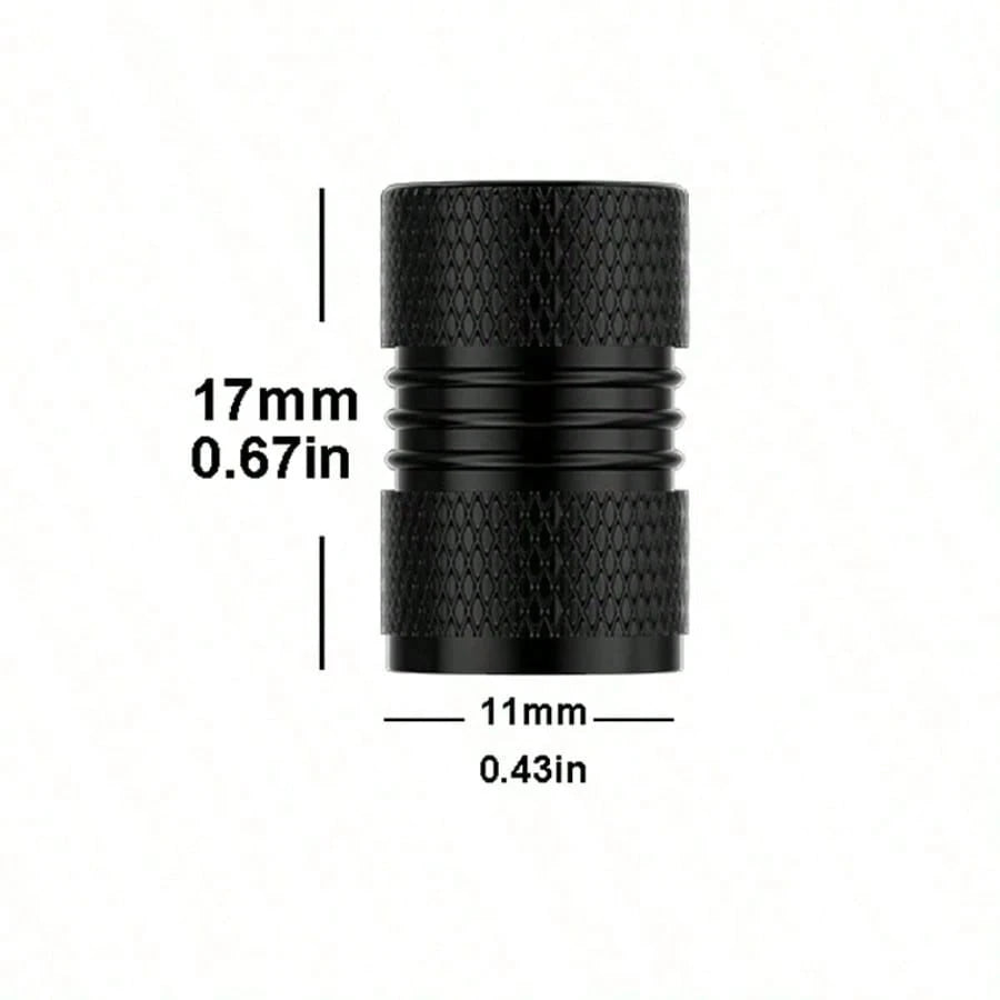 Easypie Selection 4 Pieces Tire Valve Covers, Valve Covers Suitable For Audi, Mercedes-Benz, BWM, Nissan, T Oyota,, Kia, Etc., Alloy Car Tire Covers, Corrosion-Resistant And Leak-Proof Car Accessorie