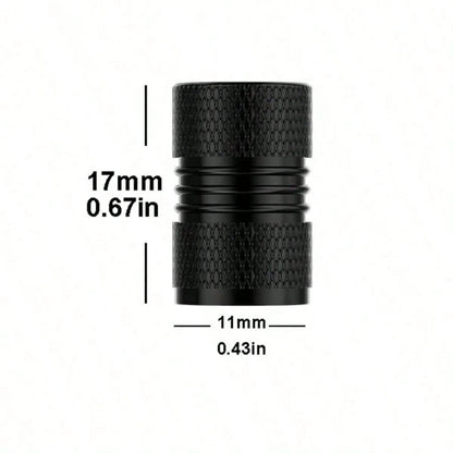 Easypie Selection 4 Pieces Tire Valve Covers, Valve Covers Suitable For Audi, Mercedes-Benz, BWM, Nissan, T Oyota,, Kia, Etc., Alloy Car Tire Covers, Corrosion-Resistant And Leak-Proof Car Accessorie