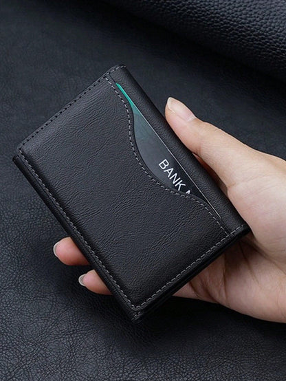 EIGIIS 1pc Magnetic Phone Wallet, Magnetic Stand Card Holder, Adjustable Stand With 3 Card Slots, Suitable For Daily Use, Fashionable Wallet Design, Durable Wallet Fit For All Phones, Magnetic Phone C