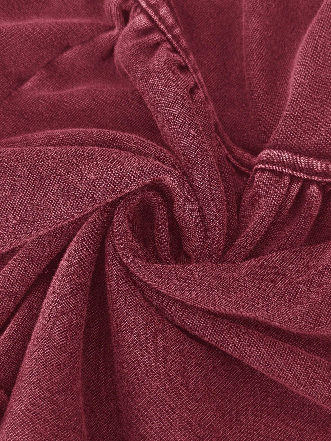 Elaquor Plus Size Solid Color Spaghetti Strap Ruffle Camisole Beach Vacation Burgundy Summer Boho
