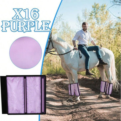 Elastic Bottom Edge, Fly And Insect Protection, Very Comfortable, Prevents Trampling: Horse Leg Fly Boots With Fine Mesh Provide Protection, Reducing Continuous Trampling Of Horses, Suitable For Use I