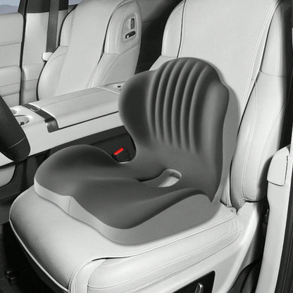 Ergonomic Memory Foam Seat Cushion With Lumbar & Back Support, Relieves Back Pain, Reduces Pressure, Ideal For Office Chairs, Stools, And Car Seats, Perfect Gift For Parents & Friends
