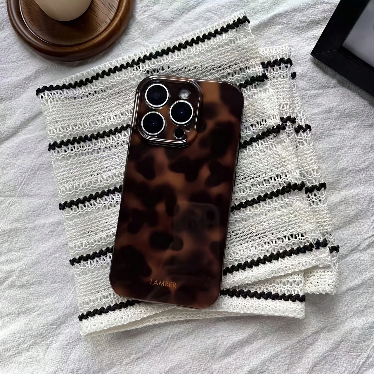 European American Style Japanese Korean Style Middle Eastern Style Fashion Leopard Print Amber Gradient Tie Dye Phone Case Compatible With Apple For IPhone17ProMax/17Air/IPhone16ProMAX/15ProMax/14Pro