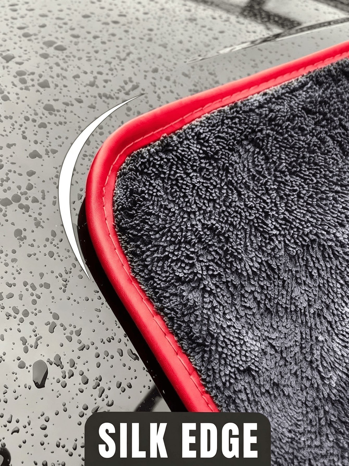 Extra Large Microfiber Car Towel, Ring-Shaped Thickened, Super Absorbent, Quick-Drying Cleaning Cloth, Suitable For Cars, Trucks And Boats, Dedicated Cleaning Towel