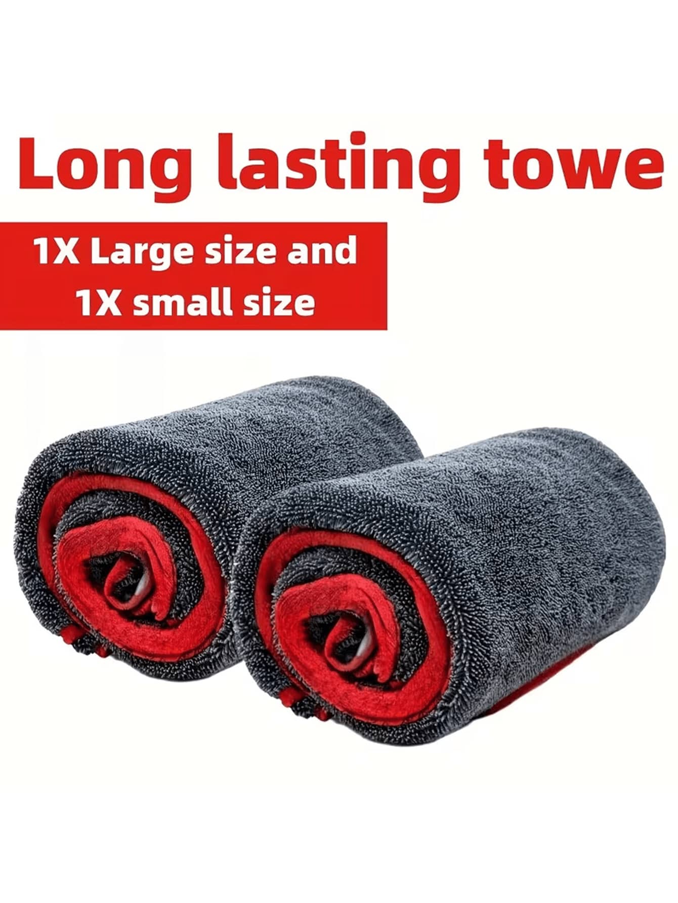 Extra Large Microfiber Car Towel, Ring-Shaped Thickened, Super Absorbent, Quick-Drying Cleaning Cloth, Suitable For Cars, Trucks And Boats, Dedicated Cleaning Towel