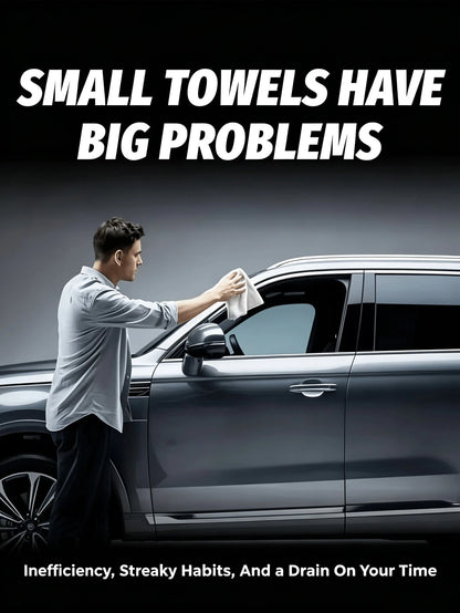 Extra Large Microfiber Car Towel, Ring-Shaped Thickened, Super Absorbent, Quick-Drying Cleaning Cloth, Suitable For Cars, Trucks And Boats, Dedicated Cleaning Towel