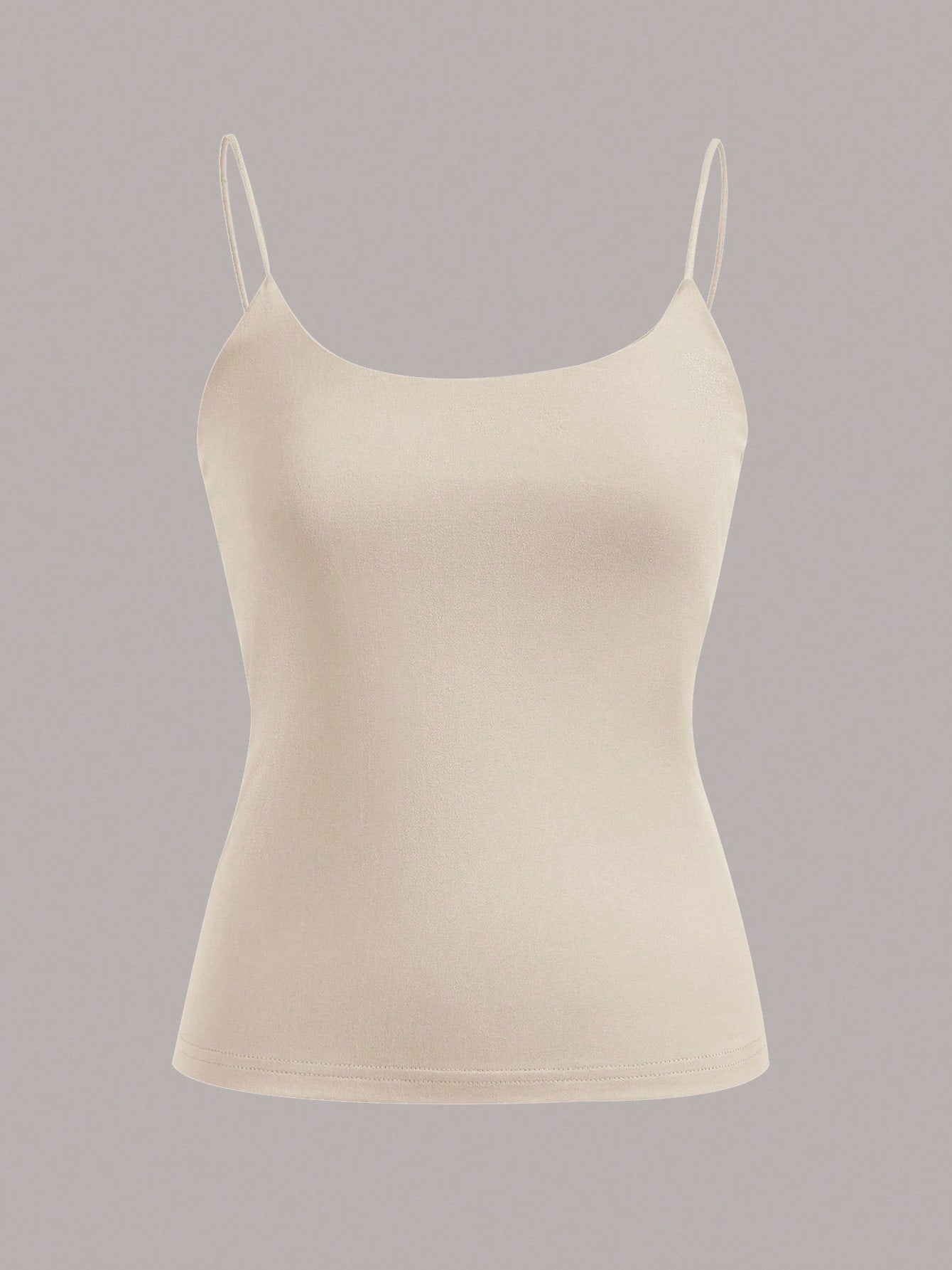 EZwear 4 Set 4 Pairs Assorted Black, Brown, Beige, White Basic Camisole Tops, Suitable For Summer Back To School