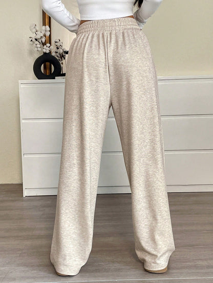 EZwear Women's Casual Drawstring Waist Loose Yoga Pants Graduation,Back To School,Graduation,Teacher,Back To School
