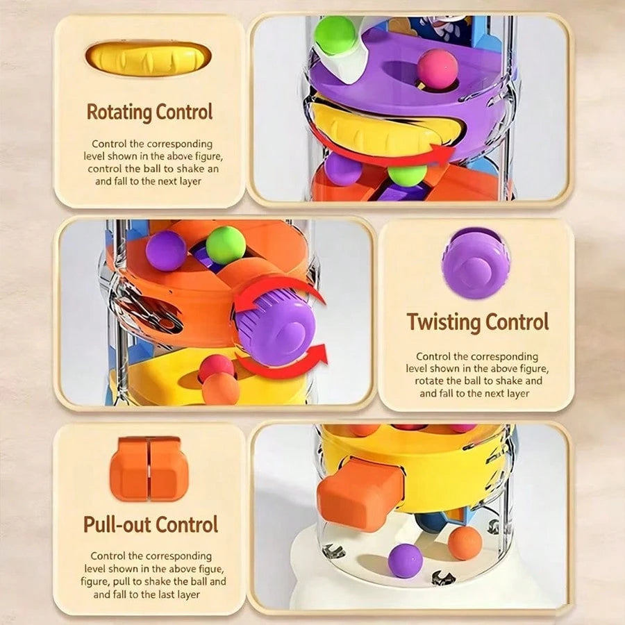 Farm Egg Drop Toy, Puzzle Activity Cube With 5 Fine Motor Activities, Busy Board Cause And Effect Travel Birthday Gift For Boys And Girls
