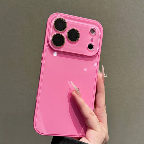 Fashion Pink Phone Case Compatible With IPhone17 Pro Max, 17e 16 Pro Max, 15 Pro Max, 14 Pro Max, 13 Pro Max 13mini 12 Pro Max 11 Pro Max Smooth Full-Cover Soft-Edge Back Cover Protective Case Unisex
