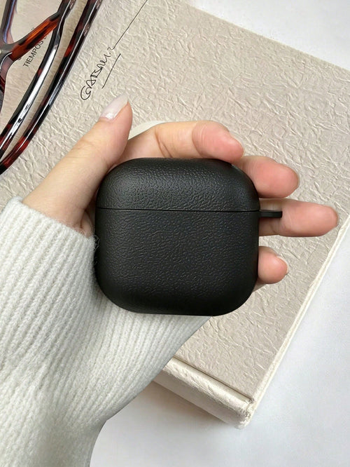 Faux Leather Texture Earphone Case, Matte Anti-Fingerprint, Anti-Slip Wear-Resistant, Highly Attractive Anti-Drop Earphone Box, Suitable For AirPods 3/4/Pro/Pro2/Pro3 All Series Models. Perfect Birthd