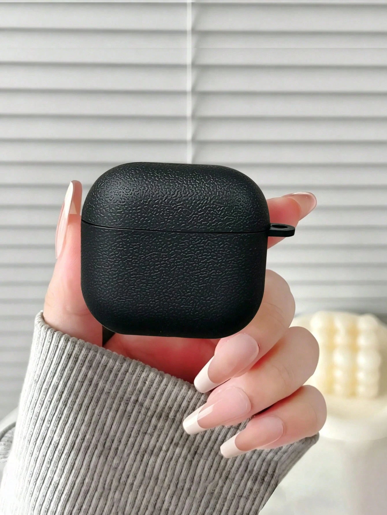 Faux Leather Texture Earphone Case, Matte Anti-Fingerprint, Anti-Slip Wear-Resistant, Highly Attractive Anti-Drop Earphone Box, Suitable For AirPods 3/4/Pro/Pro2/Pro3 All Series Models. Perfect Birthd