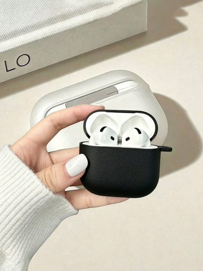 Faux Leather Texture Earphone Case, Matte Anti-Fingerprint, Anti-Slip Wear-Resistant, Highly Attractive Anti-Drop Earphone Box, Suitable For AirPods 3/4/Pro/Pro2/Pro3 All Series Models. Perfect Birthd
