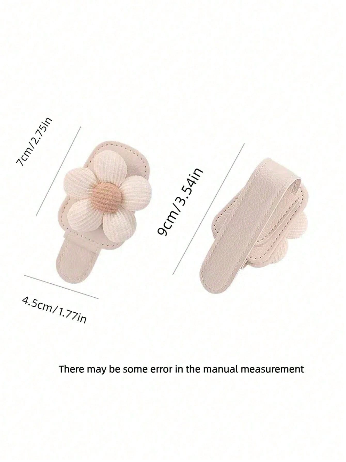 Flower Car Glasses Clip Glasses Holder Visor Glasses Clip Multifunctional Card Clip Storage Clip For Car