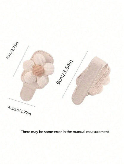 Flower Car Glasses Clip Glasses Holder Visor Glasses Clip Multifunctional Card Clip Storage Clip For Car