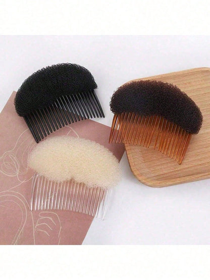 Fluffy Sponge Hair Pad, Root Lifting Tool, Women's Hair Accessory, Invisible Hair Pad, Double-Sided Invisible Sponge Hair Comb, Sponge BB Hair Clip Hair Accessory - Women's Invisible Clip-On Foam Pad,