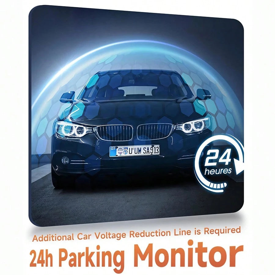 FLYANT 4 Channel 360° Panoramic Dash Cam, 3 Inch 1080P Front Rear Left Right Car Dash Camera With 24H Parking Monitor, G-Sensor Super Night Vision, Motion Detection & Loop Recording