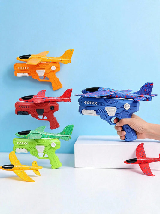 Foam Airplane Toy Set, Interactive Game For Boys Girls, Party, Camping, Outdoor Indoor, Children Gift