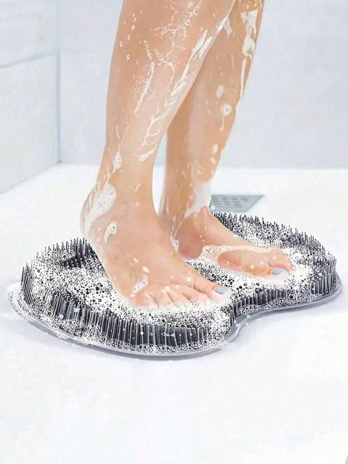 Foot Scrub Mat Shower Scrub Mat Foot Massage Mat Bathroom Bath Mat Shower Back Scrub Mat With Cup Bathroom Toilet Use College Back To School Gift For Women Men Mom Bathroom Decor And Accessories Clean