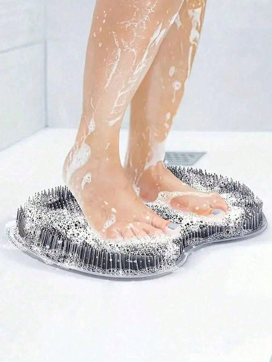 Foot Scrub Mat Shower Scrub Mat Foot Massage Mat Bathroom Bath Mat Shower Back Scrub Mat With Cup Bathroom Toilet Use College Back To School Gift For Women Men Mom Bathroom Decor And Accessories Clean