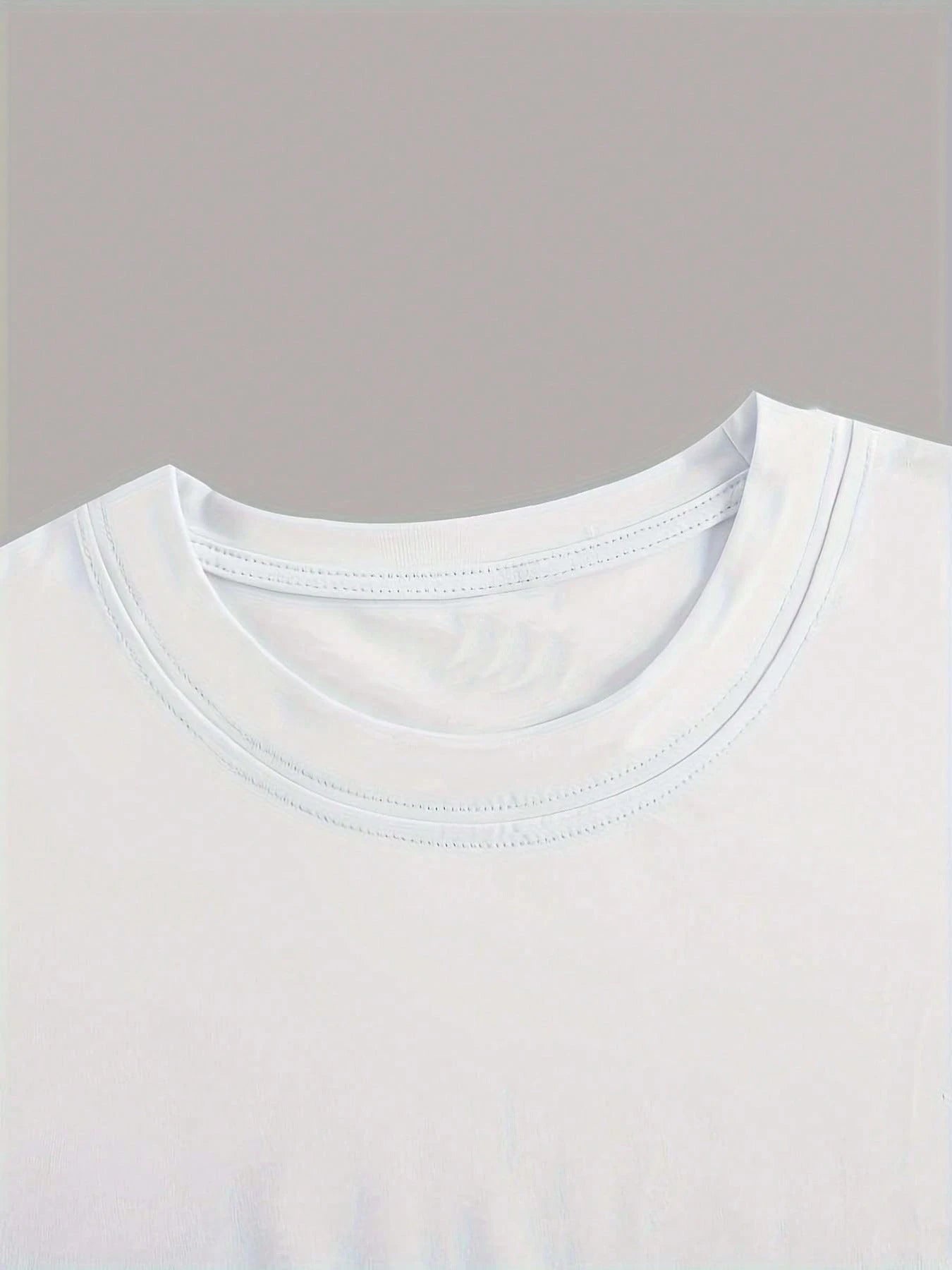 Front And Back Printed Short-Sleeve T-Shirt- Winking And Smiling Expressions- A Spring And Summer Printed T-Shirt For Women, Your Best Choice!