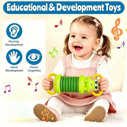 Fun Cartoon Handheld Accordion Toy, Cute Animal Musical Instrument, Suitable For Infants And Toddlers, Enhances Children's Hand-Eye Coordination And Grip Ability, Perfect Birthday Gift, Holiday Gift