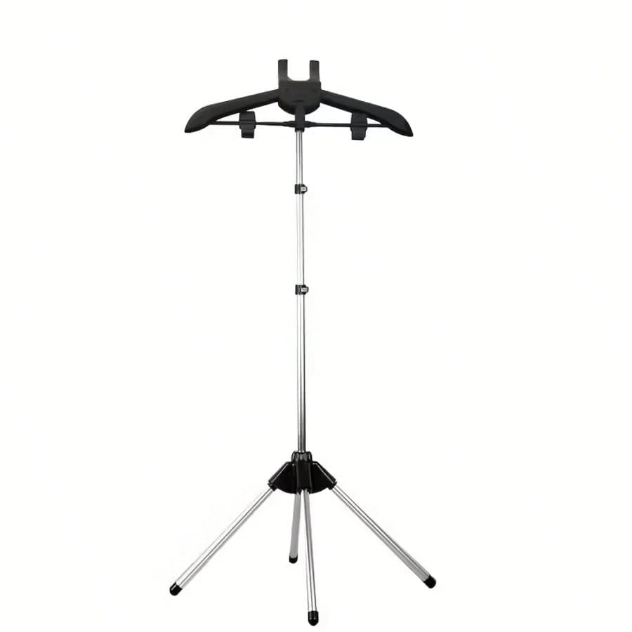Garment Steamer Rack With Lint Remover Handheld Ironing Board Independent Support Stand Foldable Freestanding Telescopic Height Adjustable Vertical Clothes Hanger Space Saving Steam Ironing Rack For C