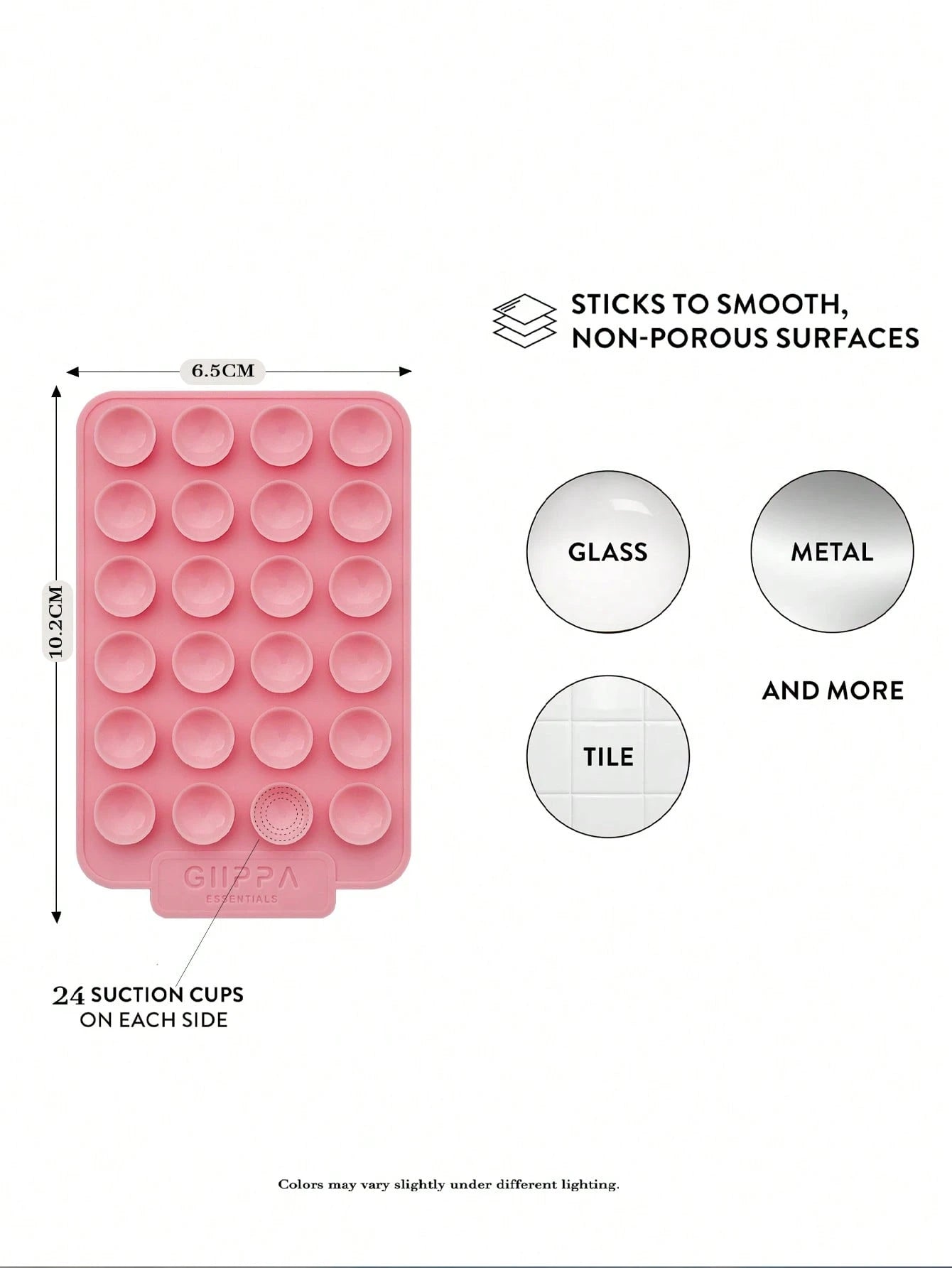 GIIPPA 1 Set White Background With Black Polka Dot Pattern Phone Case + Pink Suction Cup, Suitable For IPhone 17 Pro Max, 16 Pro Max, 15 Pro Max, 14 Pro Max, Korean Stylish And Interesting Phone Case
