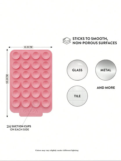 GIIPPA 1 Set White Background With Black Polka Dot Pattern Phone Case + Pink Suction Cup, Suitable For IPhone 17 Pro Max, 16 Pro Max, 15 Pro Max, 14 Pro Max, Korean Stylish And Interesting Phone Case