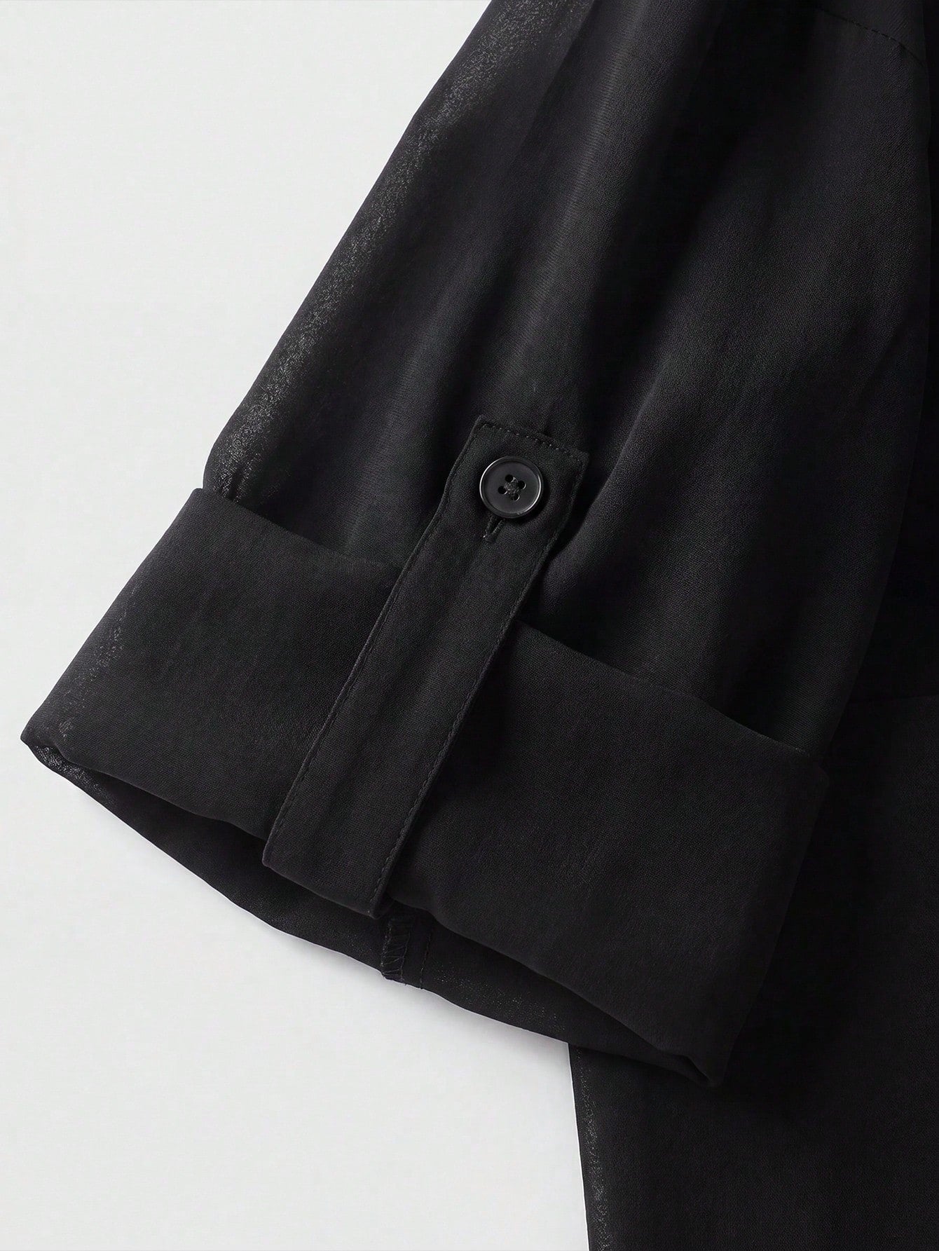 GlowEve CURVE Plus Size Women's Casual Loose Everyday Versatile Chiffon Fabric Trench Coat Jacket