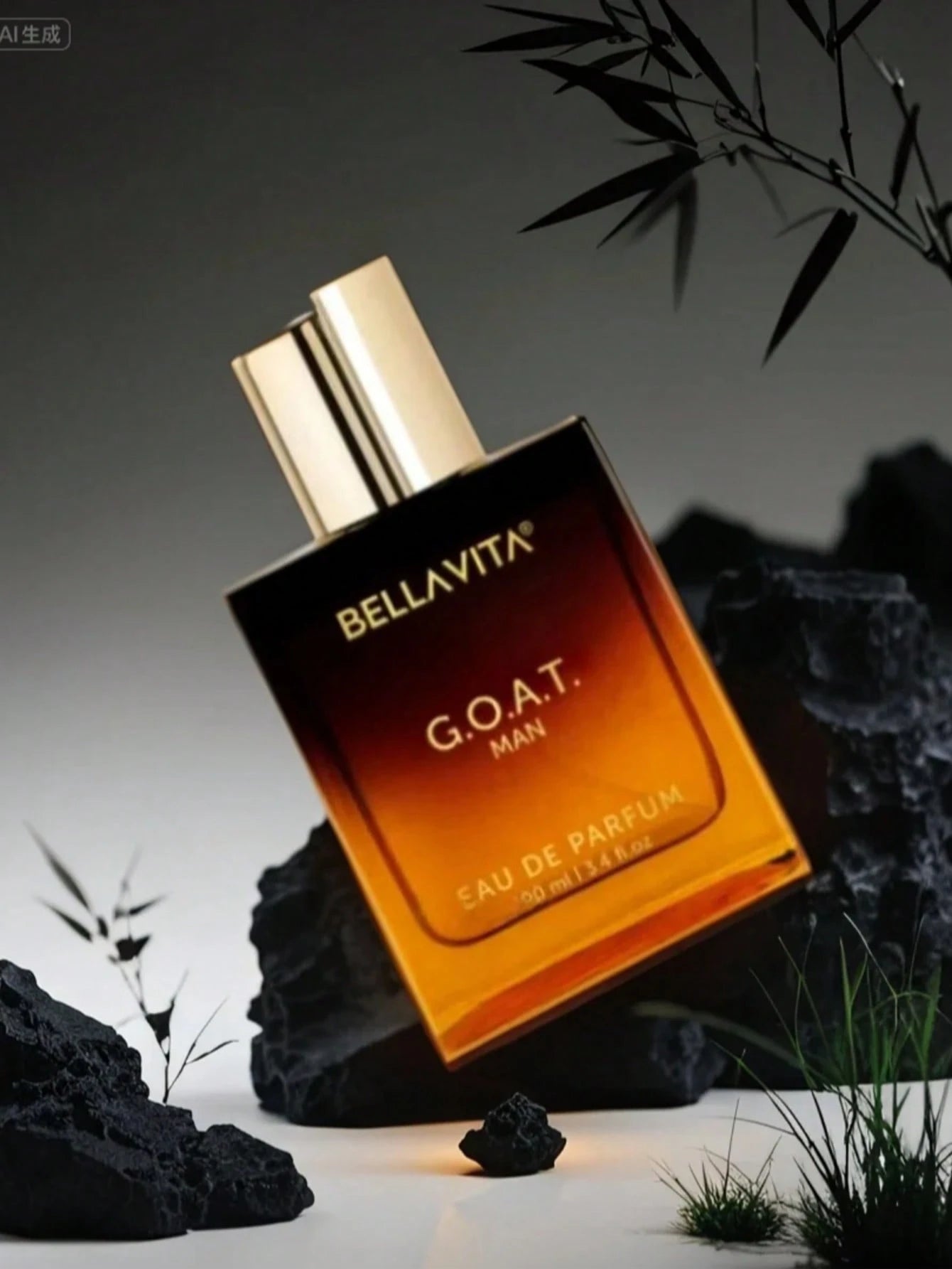 Goat Man BellaVita Unisex 100ml/3.4oz EDP For Men And Women, Long Lasting Perfume Cologne, Premium Fragrance For Daily Wear, Evening, Travel And Gift