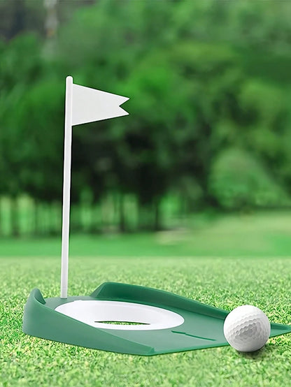 Golf Practice Putting Cup With Flag Removable Golf Putter Training Device Putting Practice Tool Lightweight Golf Putting Hole Ideal For Indoor And Outdoor Training For Men Women Perfect Gifts For Golf